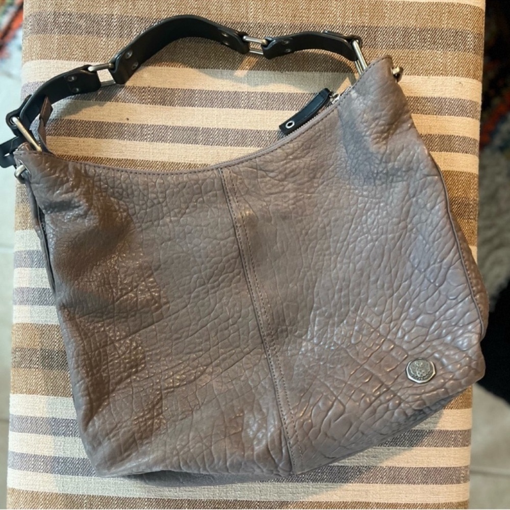 Vince Camuto bubble lamb skin genuine leather hobo purse shoulder bag - Picture 8 of 16
